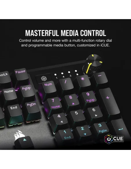 Corsair K70 Core RGB Teclado Mecánico Gaming USB-A MLX Red Negro