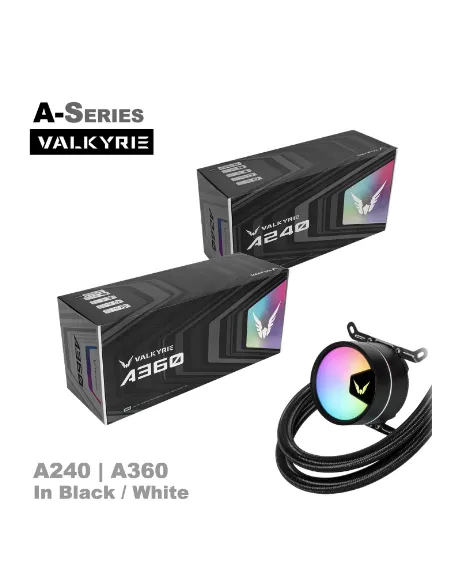 Valkyrie A360 ARGB Kit de Refrigeración Líquida 360mm Negro