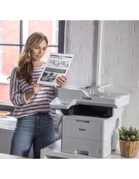 Brother MFC-L6710DW Impresora Láser Multifunción Monocromo WiFi Blanca
