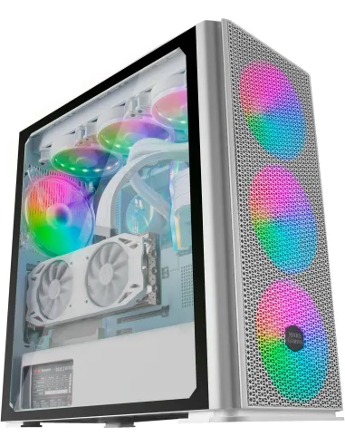 Mars Gaming MCPRO Cristal Templado USB 3.0 Blanca