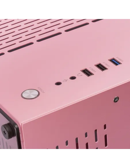 Mars Gaming MCV Doble Ventana Cristal Templado USB 3.0 Rosa