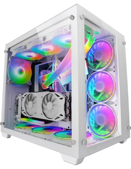 Mars Gaming MCV3W Cristal Templado USB 3.0 Blanco