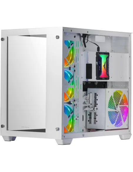 Mars Gaming MCV3W Cristal Templado USB 3.0 Blanco