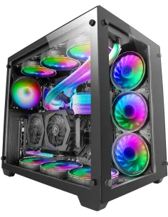 Mars Gaming MCV3 Cristal Templado USB 3.0 Negro-ICACSM0724