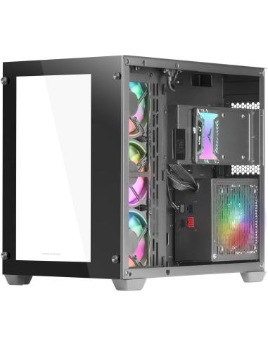 Mars Gaming MCV3 Cristal Templado USB 3.0 Negro