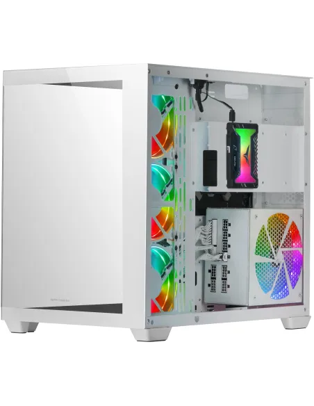 Mars Gaming MCV4 XXL Premium E-ATX Cristal Templado Edición Blanca