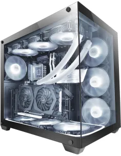 Mars Gaming MCV4 XXL Premium E-ATX Cristal Templado Edición Negra