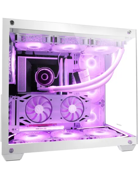 Mars Gaming MCV4 XXL Premium E-ATX Cristal Templado Edición Blanca