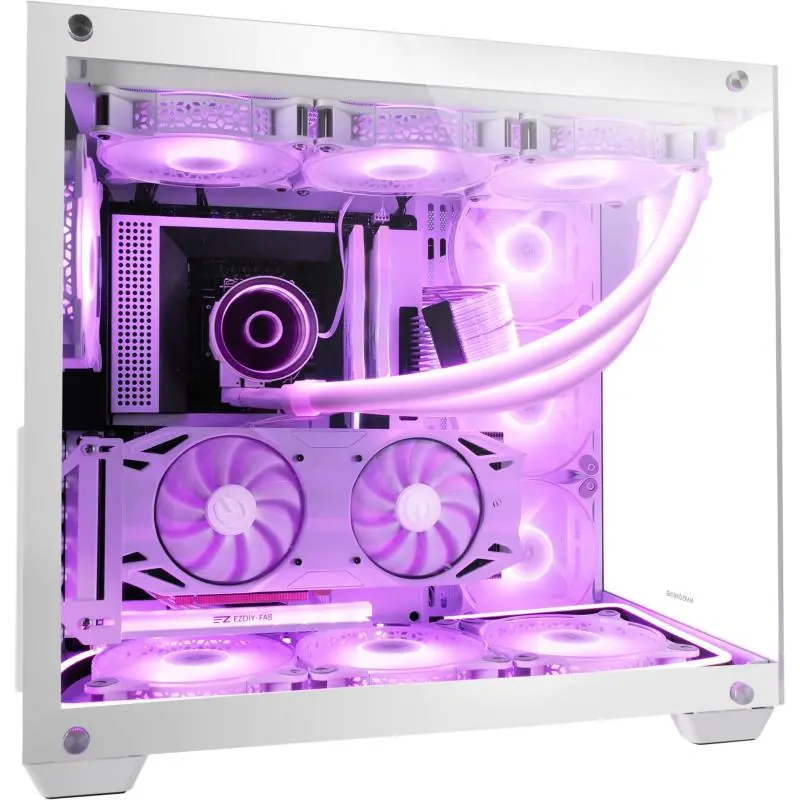 Mars Gaming MCV4 XXL Premium E-ATX Cristal Templado Edición Blanca