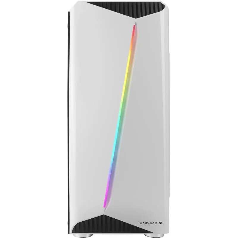 Mars Gaming MCX ATX Cristal Templado USB 3.0 RGB Blanca