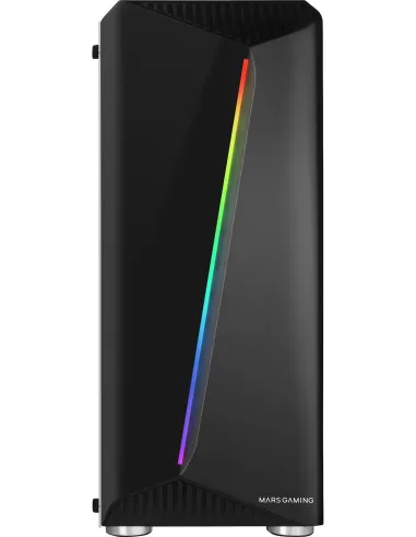 Mars Gaming MCX ATX Cristal Templado USB 3.0 RGB Negra