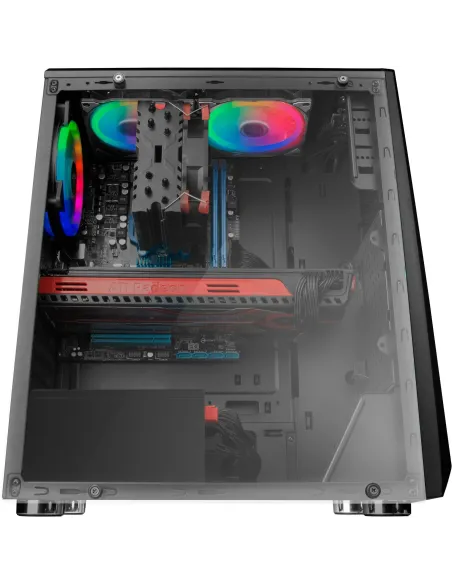 Mars Gaming MCX ATX Cristal Templado USB 3.0 RGB Negra