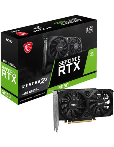MSI NVIDIA RTX 3050 VENTUS 2X OC 6GB GDDR6