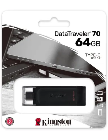 Kingston DataTraveler 70 64GB USB-C Negro