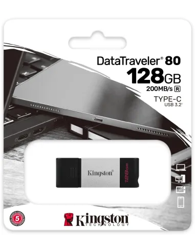 Kingston DataTraveler 80 128GB USB-C 3.2 Gen1