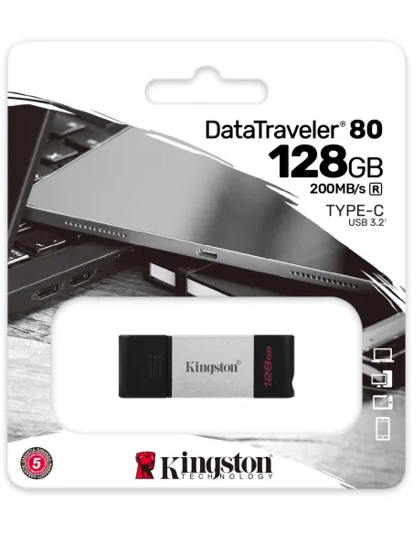 Kingston DataTraveler 80 128GB USB-C 3.2 Gen1