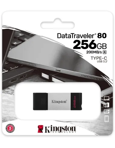 Kingston DataTraveler 80 256GB USB-C 3.2 Gen1