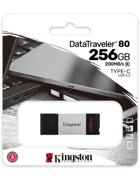 Kingston DataTraveler 80 256GB USB-C 3.2 Gen1