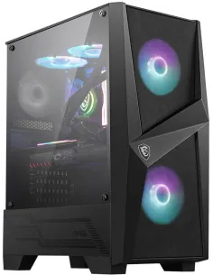 MSI MAG Forge 100M Cristal Templado USB 3.2 RGB Negra