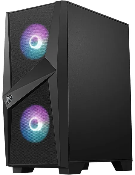 MSI MAG Forge 100M Cristal Templado USB 3.2 RGB Negra