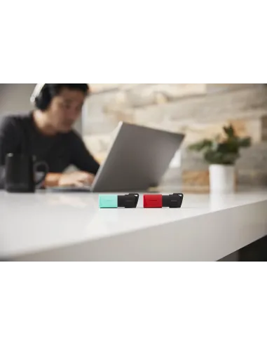 Kingston DataTraveler Exodia M Unidad Flash USB 128GB USB 3.2 Negro/Rojo