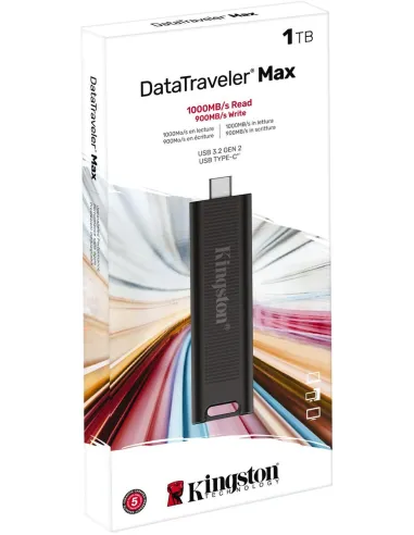 Kingston DataTraveler Max 1TB USB 3.2 Gen 2 Negro