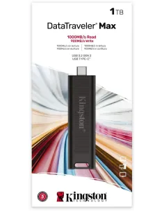 Kingston DataTraveler Max 1TB USB 3.2 Gen 2 Negro-FAELAP0641