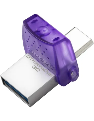 Kingston DataTraveler microDuo 3C 128 GB USB-C/A 3.2 Gen 1 (3.1 Gen 1) Púrpura