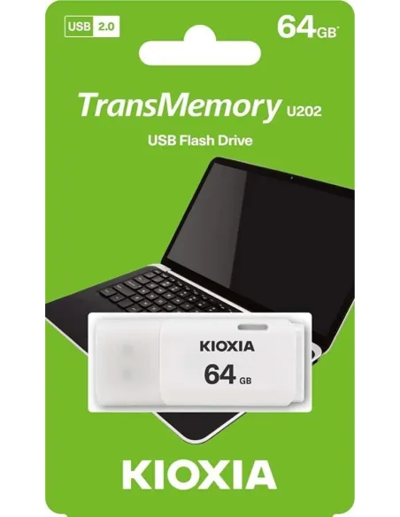 Kioxia TransMemory U202 64GB USB 2.0 Blanco