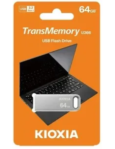 Kioxia TransMemory U366 64 GB USB 3.2 Gen 1 (3.1 Gen 1) Gris-HDD57341