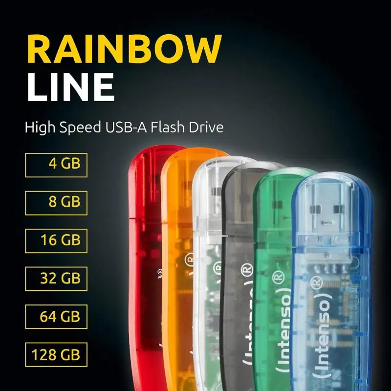 Intenso Rainbow Line 8GB USB 2.0 Verde