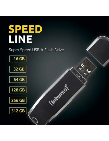 Intenso Speed Line 512GB USB 3.2 Negro