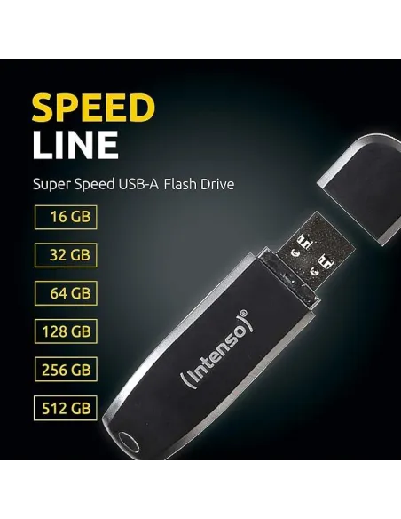 Intenso Speed Line 512GB USB 3.2 Negro