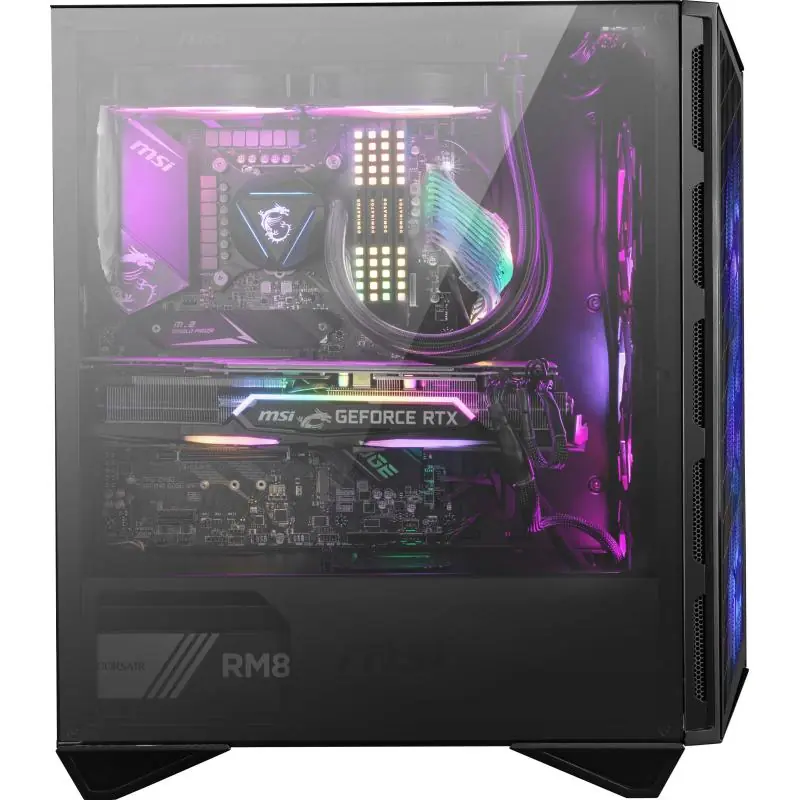 MSI MPG Gungnir 110M Cristal Templado USB 3.2 RGB Negro