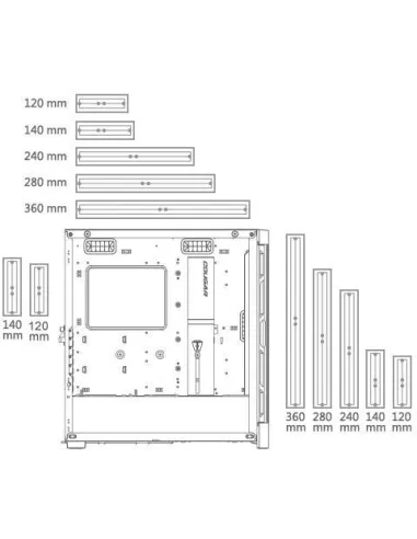 Cougar AirFace Pro RGB Mid Tower Cristal Templado USB-C Blanca