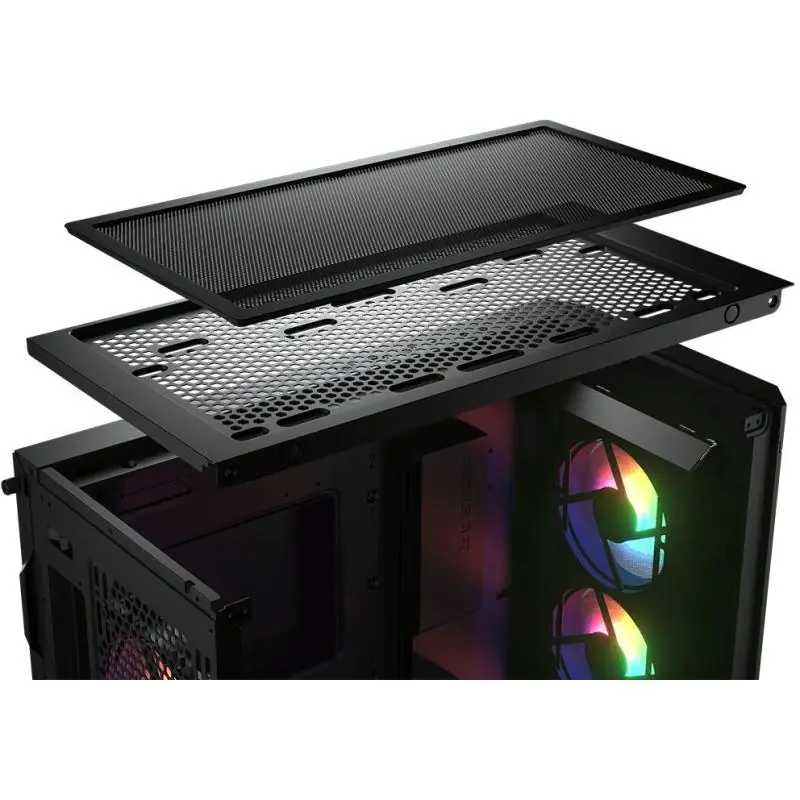 Cougar AirFace Pro RGB Mid Tower Cristal Templado USB-C Negra