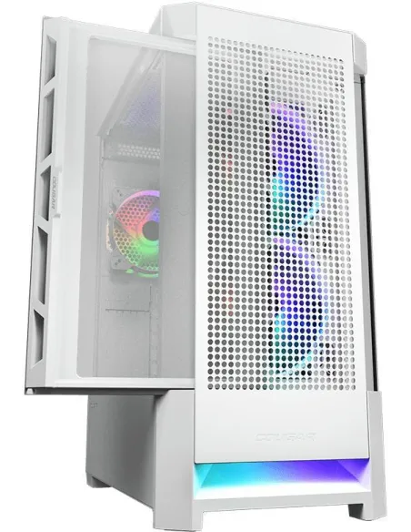 Cougar AirFace RGB Mid Tower Cristal Templado USB-C Blanca