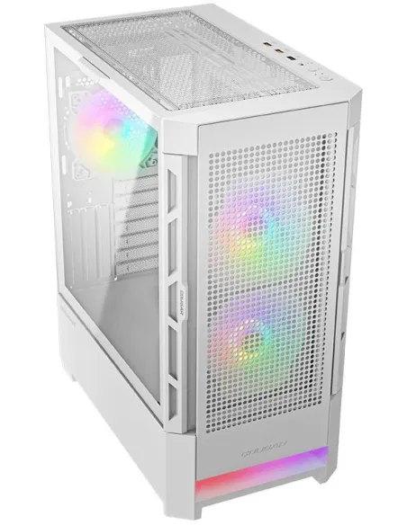 Cougar AirFace RGB Mid Tower Cristal Templado USB-C Blanca