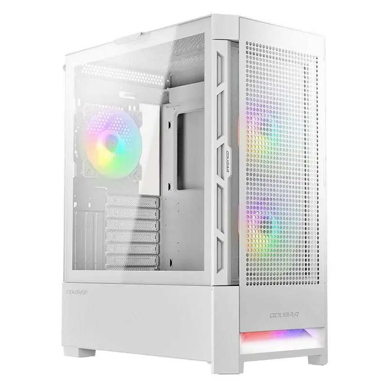 Cougar AirFace RGB Mid Tower Cristal Templado USB-C Blanca