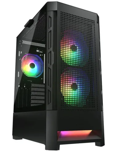 Cougar AirFace RGB Mid Tower Cristal Templado USB-C Negro