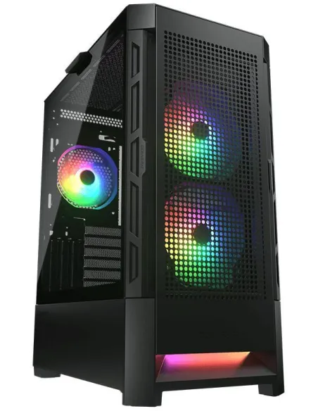 Cougar AirFace RGB Mid Tower Cristal Templado USB-C Negro