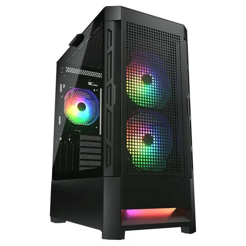 Cougar AirFace RGB Mid Tower Cristal Templado USB-C Negro