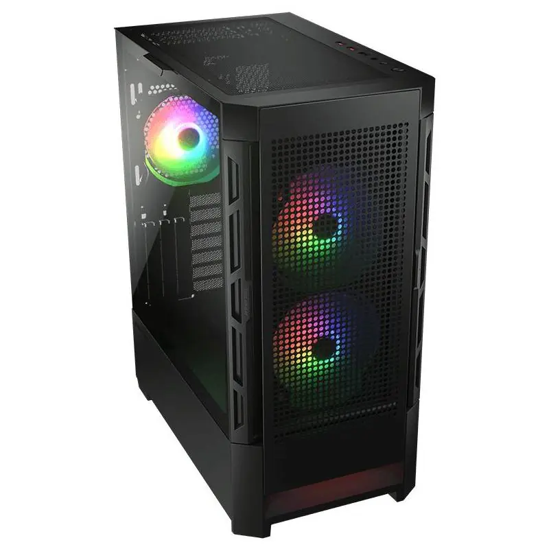 Cougar AirFace RGB Mid Tower Cristal Templado USB-C Negro