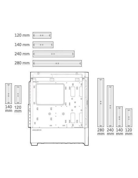 Cougar AirFace RGB Mid Tower Cristal Templado USB-C Negro