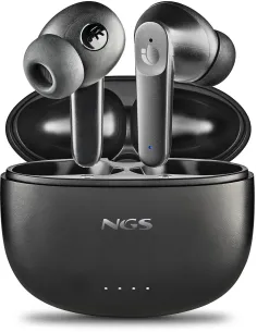 NGS Auric ARTICAHUSH Auriculares Bluetooth 5.3 Negro-MULT60526