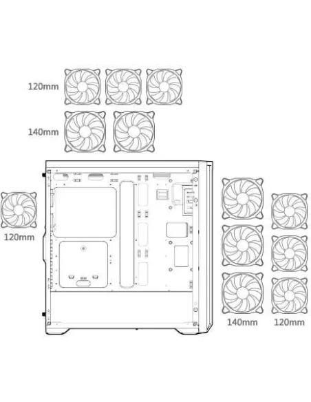 Cougar MX330-G Pro Cristal Templado USB 3.0 Negra