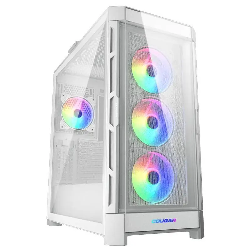 Cougar DuoFace Pro RGB Mid Tower Cristal Templado USB-C Blanca