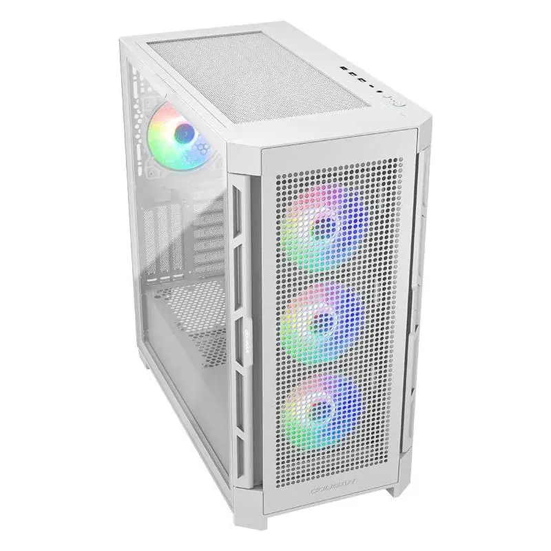 Cougar DuoFace Pro RGB Mid Tower Cristal Templado USB-C Blanca