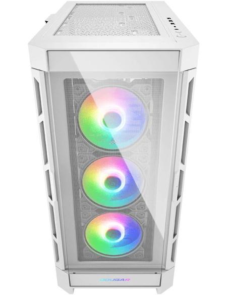 Cougar DuoFace Pro RGB Mid Tower Cristal Templado USB-C Blanca