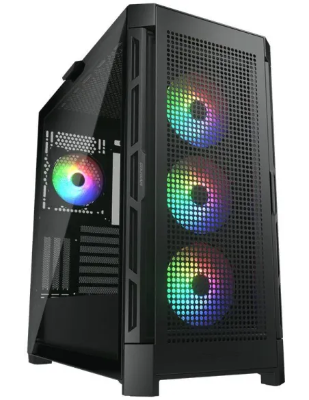 Cougar DuoFace Pro RGB Mid Tower Cristal Templado USB-C Negra